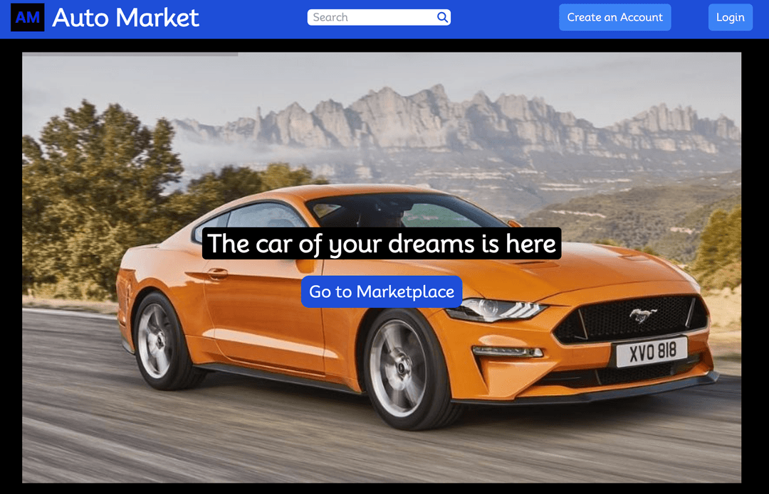 Image from project called: Auto Market