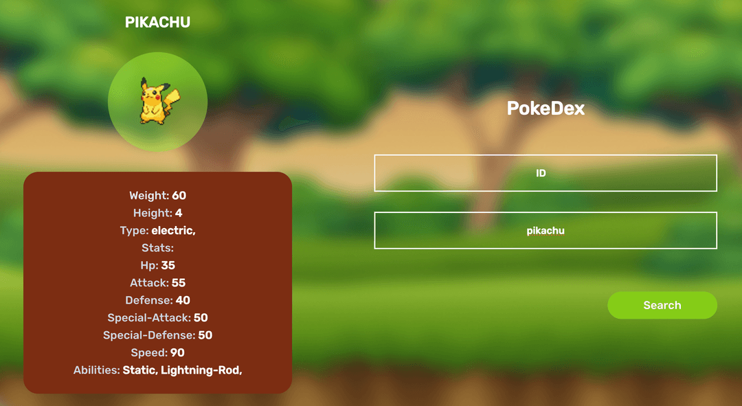 Image from project called: PokeDex